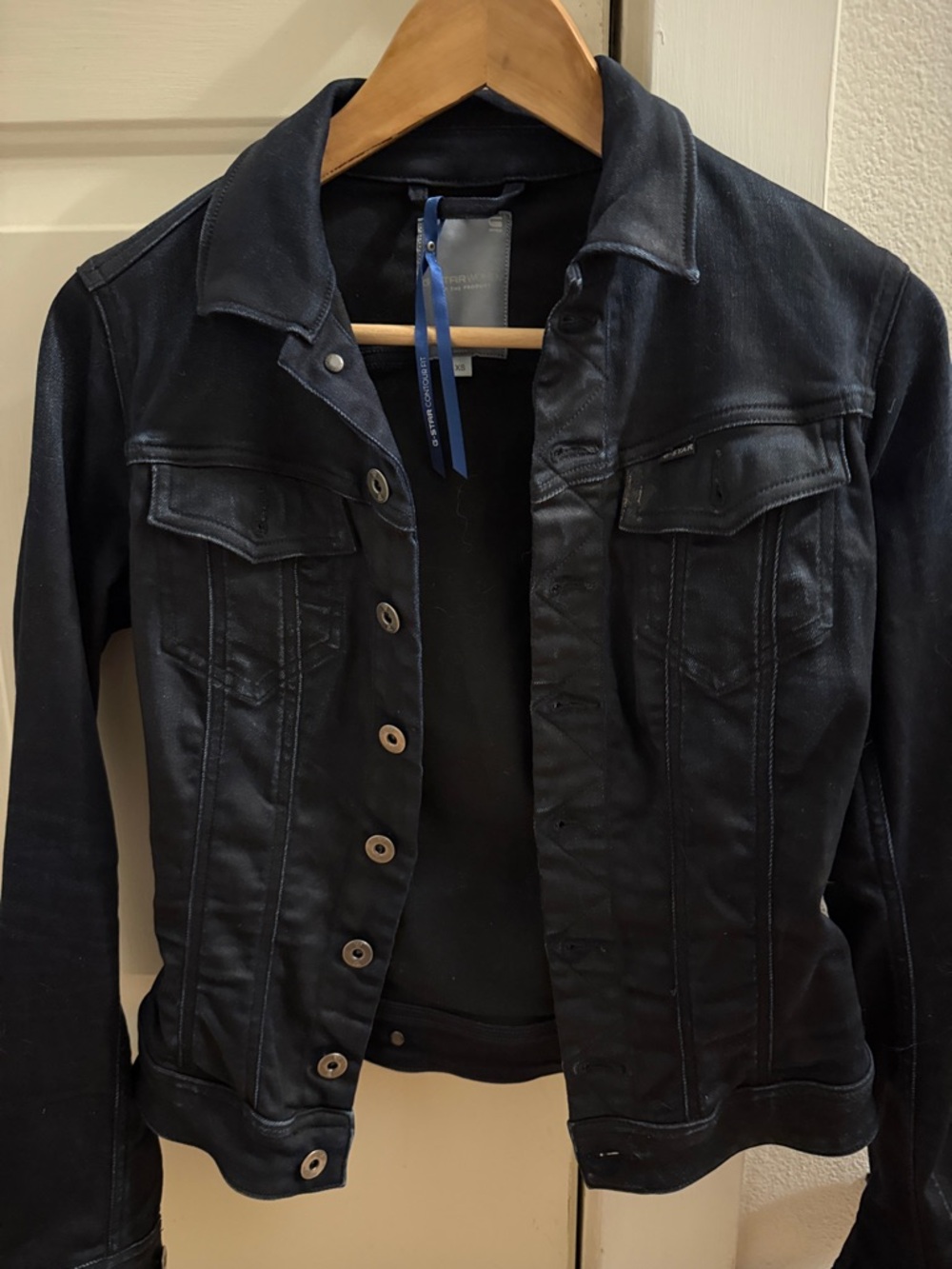 G-Star Raw Women's Dark Navy Denim Jacket Size XS